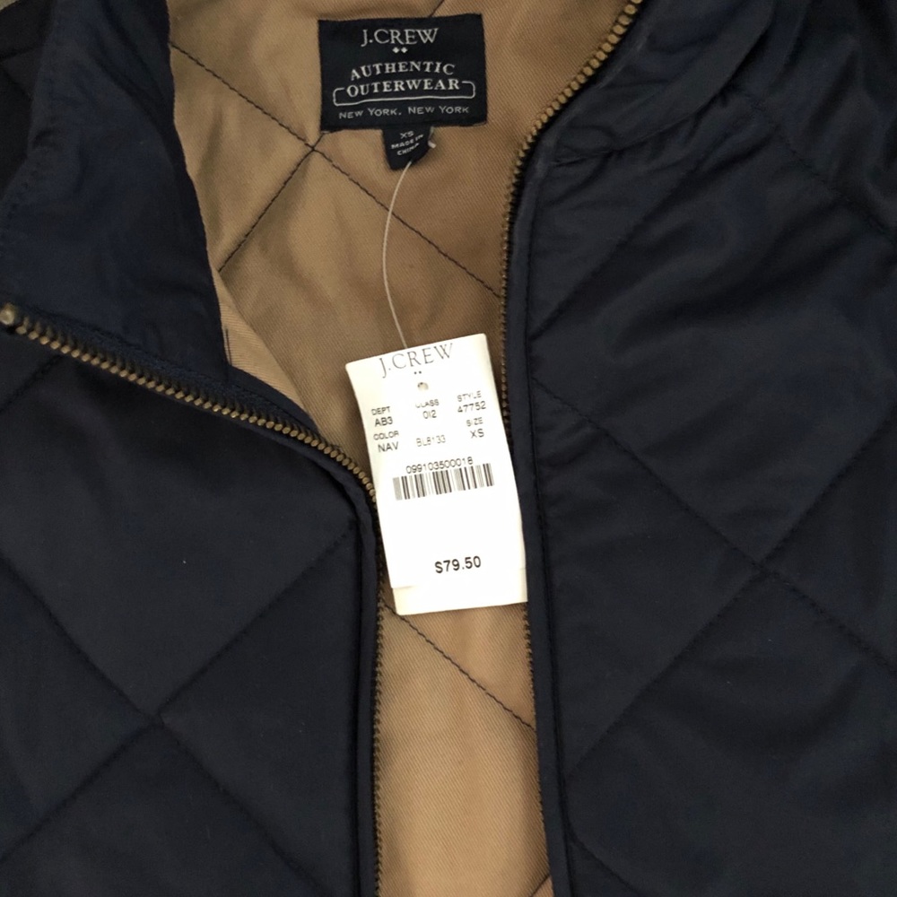 Navy banana republic vest